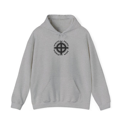 Hoodie White pride world wide (on back)