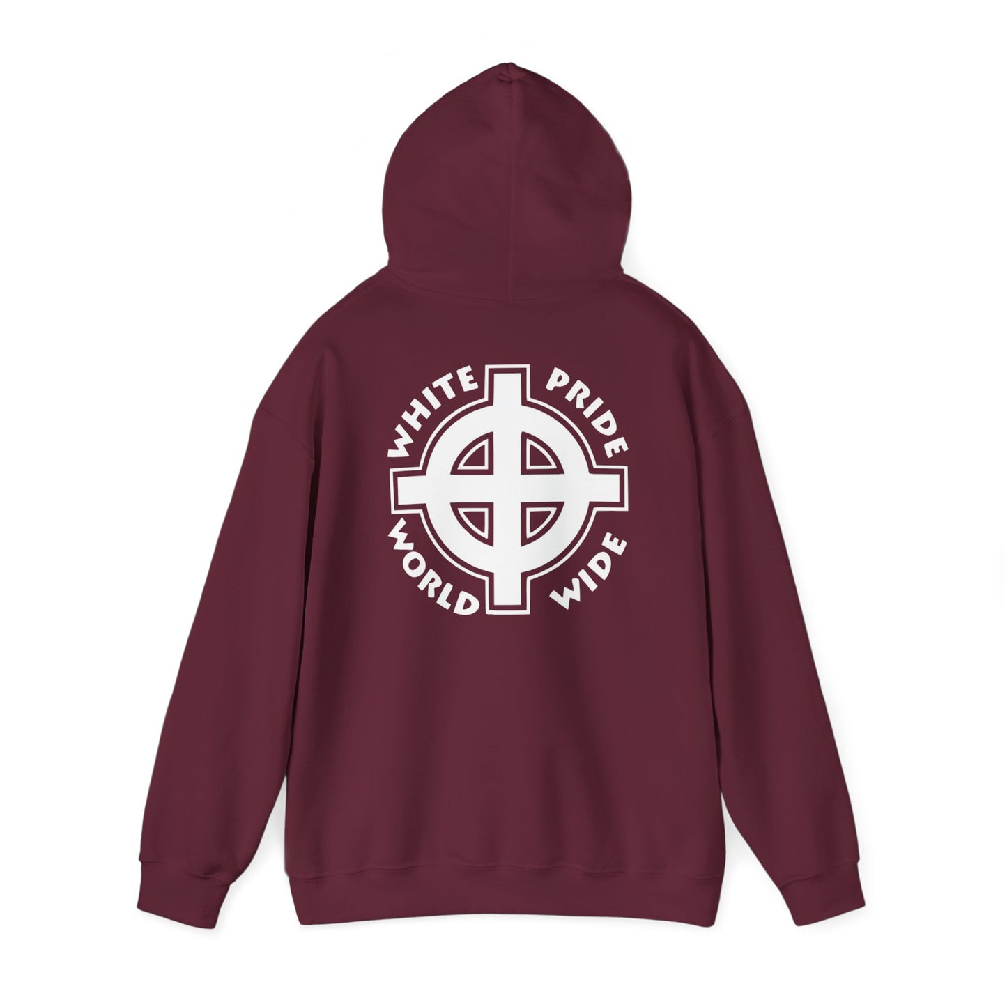 Hoodie White pride world wide (on back)