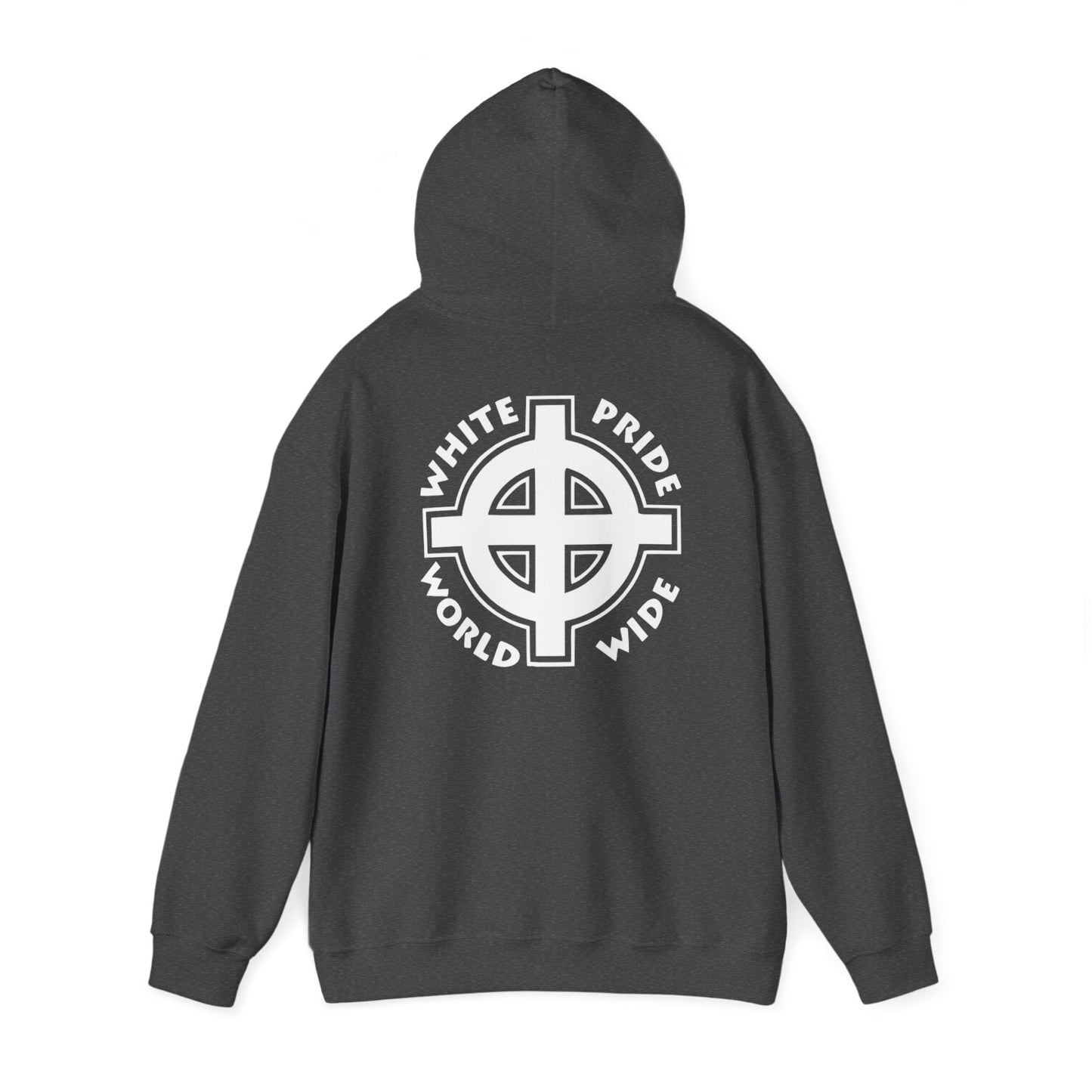 Hoodie White pride world wide (on back)