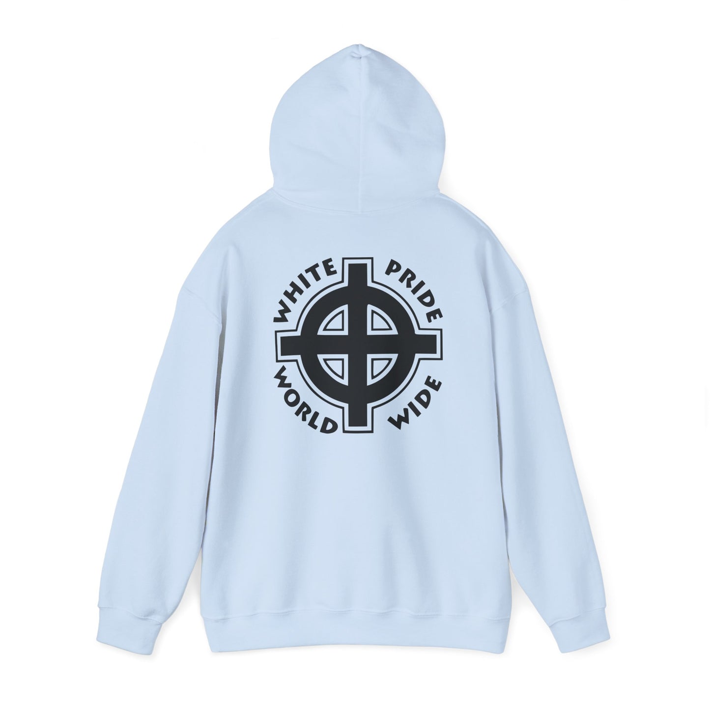 Hoodie White pride world wide (on back)