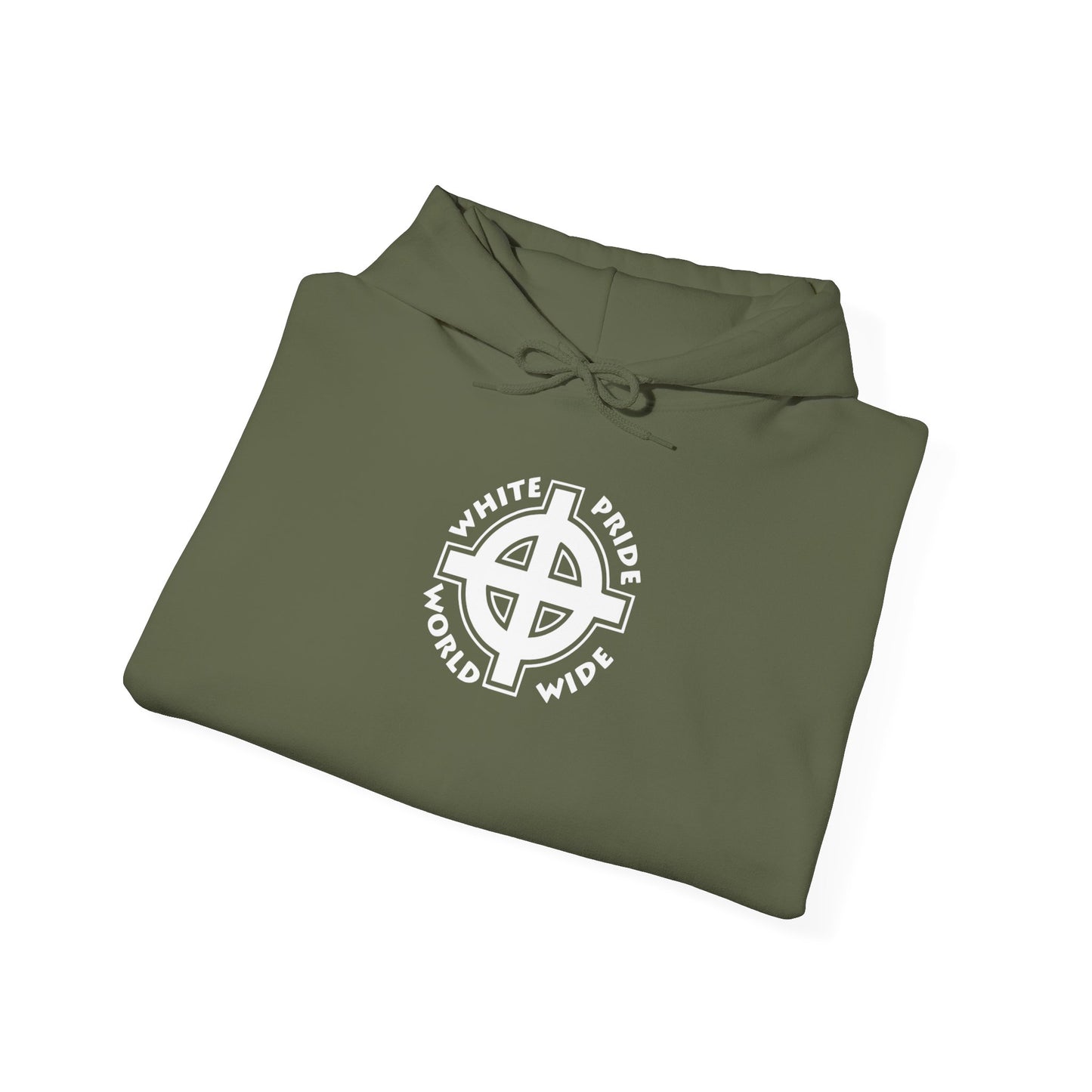 Hoodie White pride world wide (on back)