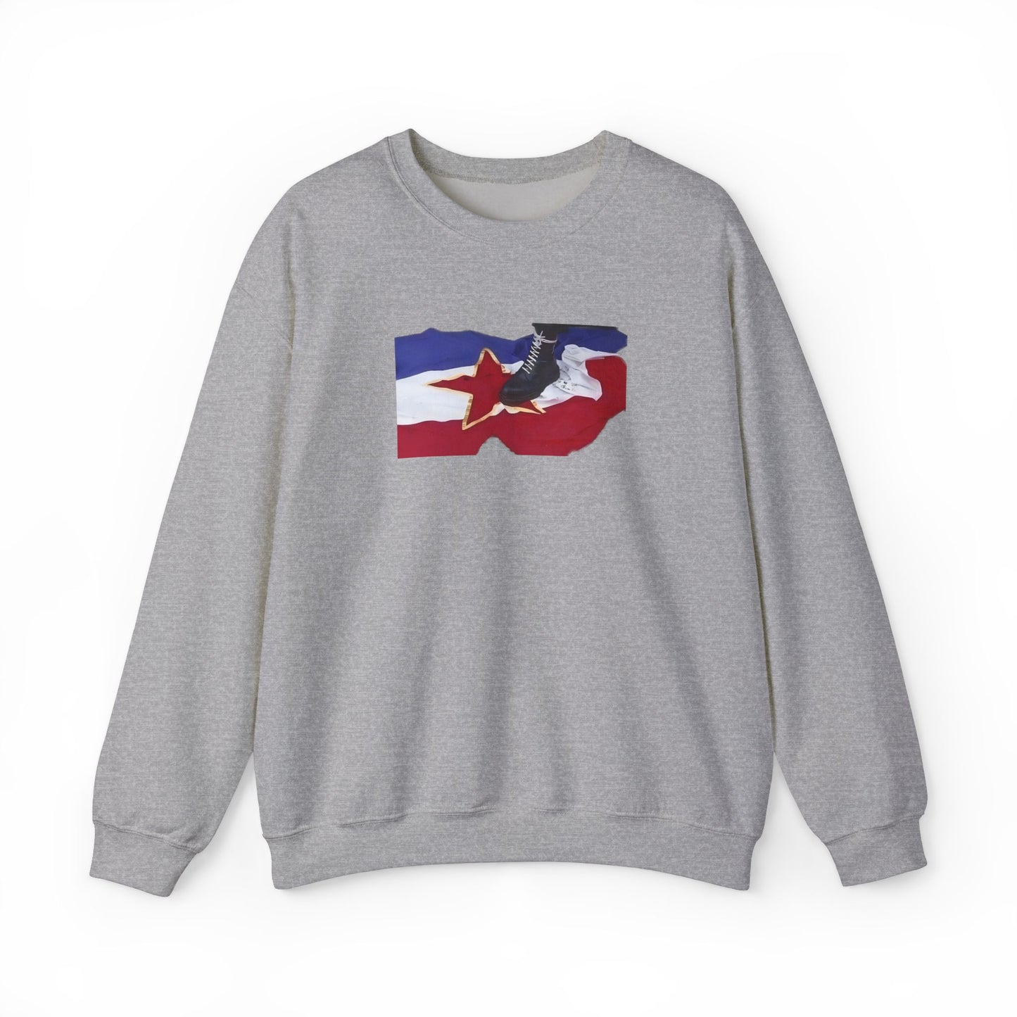 Sweatshirt skinhead on the Yugoslav flag (on back)
