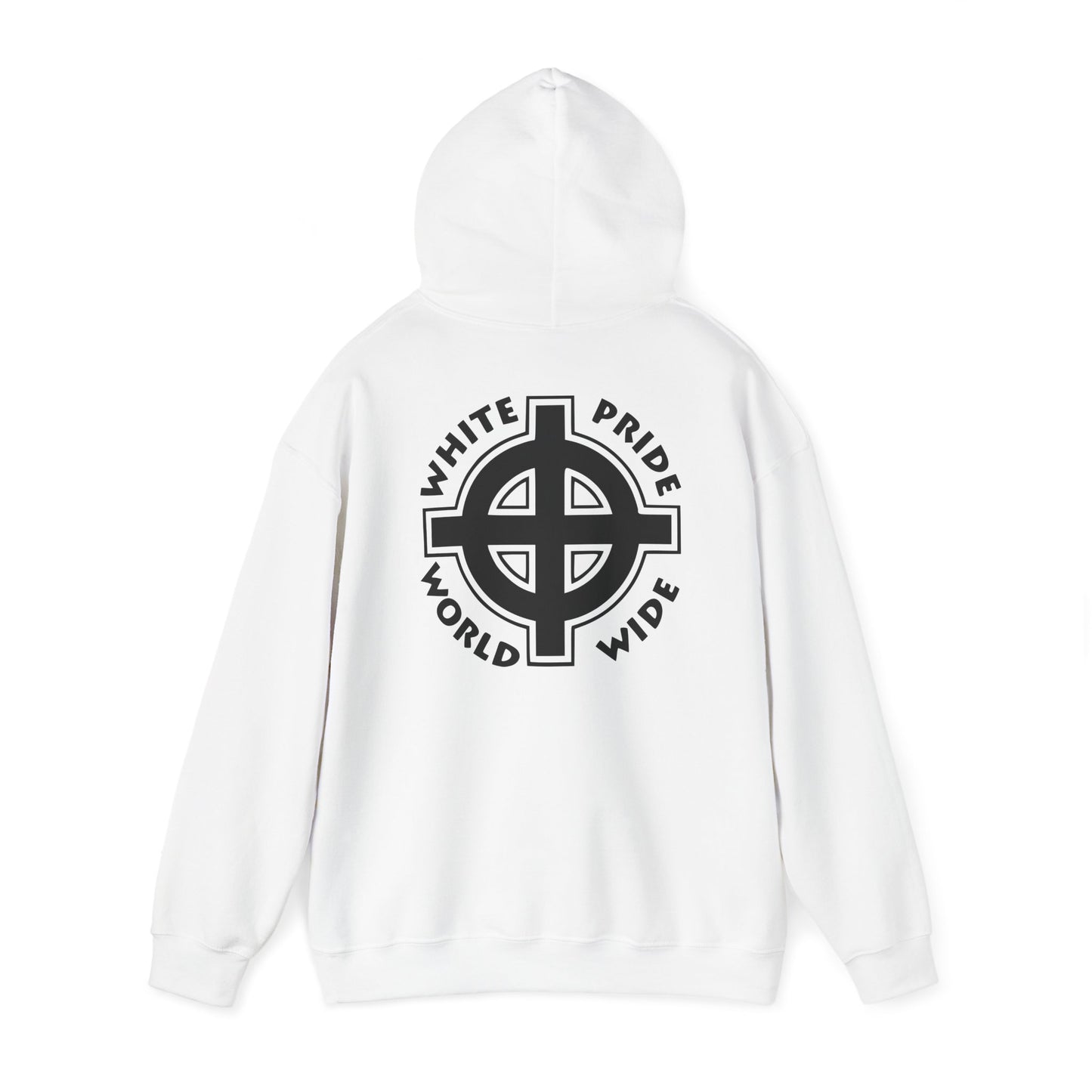 Hoodie White pride world wide (on back)