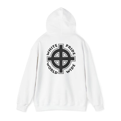 Hoodie White pride world wide (on back)