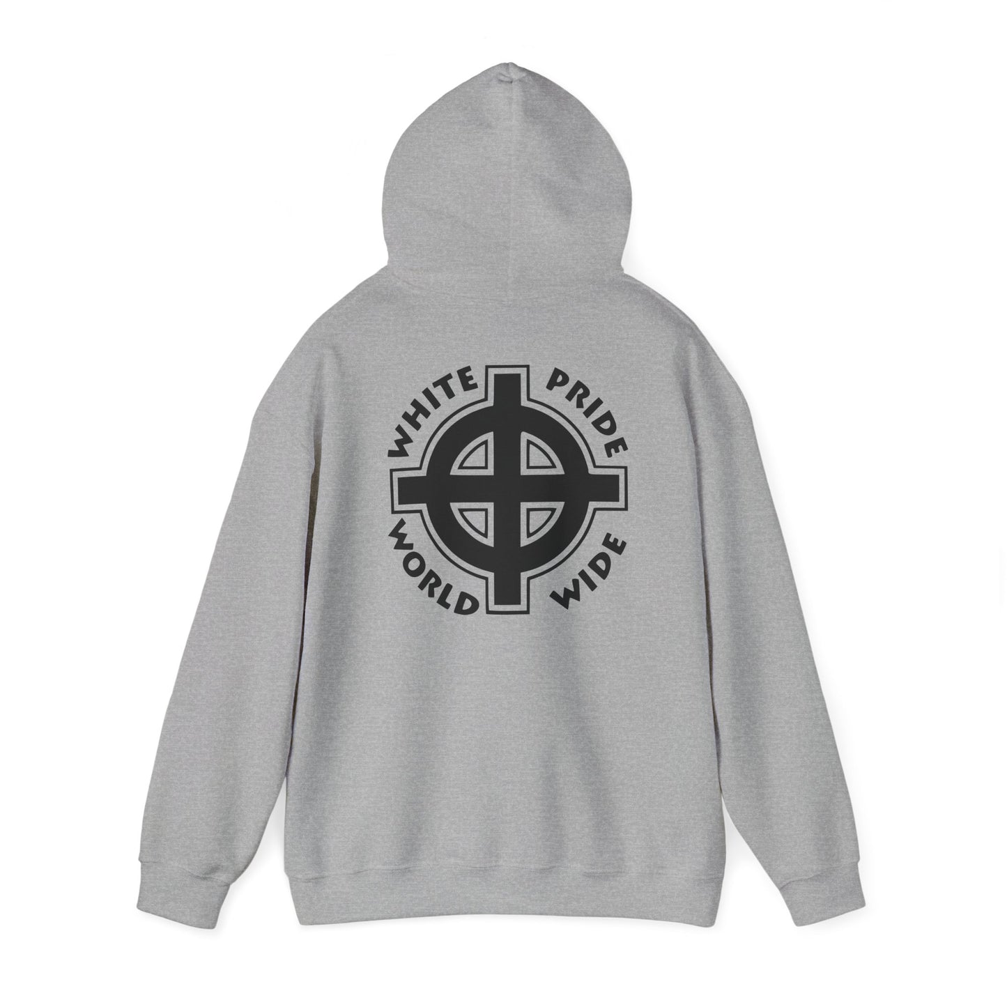Hoodie White pride world wide (on back)