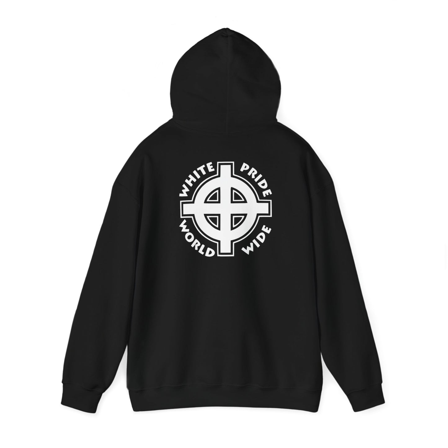 Hoodie White pride world wide (on back)
