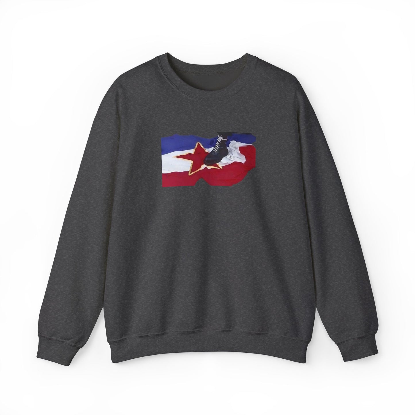 Sweatshirt skinhead on the Yugoslav flag (on back)