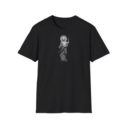 T-Shirt Jesus whit black sun