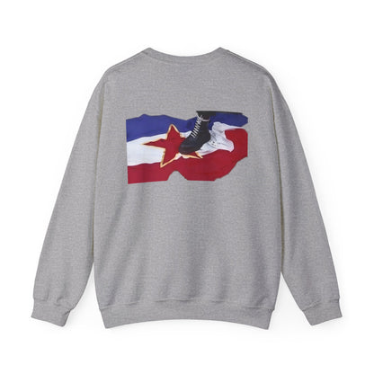 Sweatshirt skinhead on the Yugoslav flag (on back)