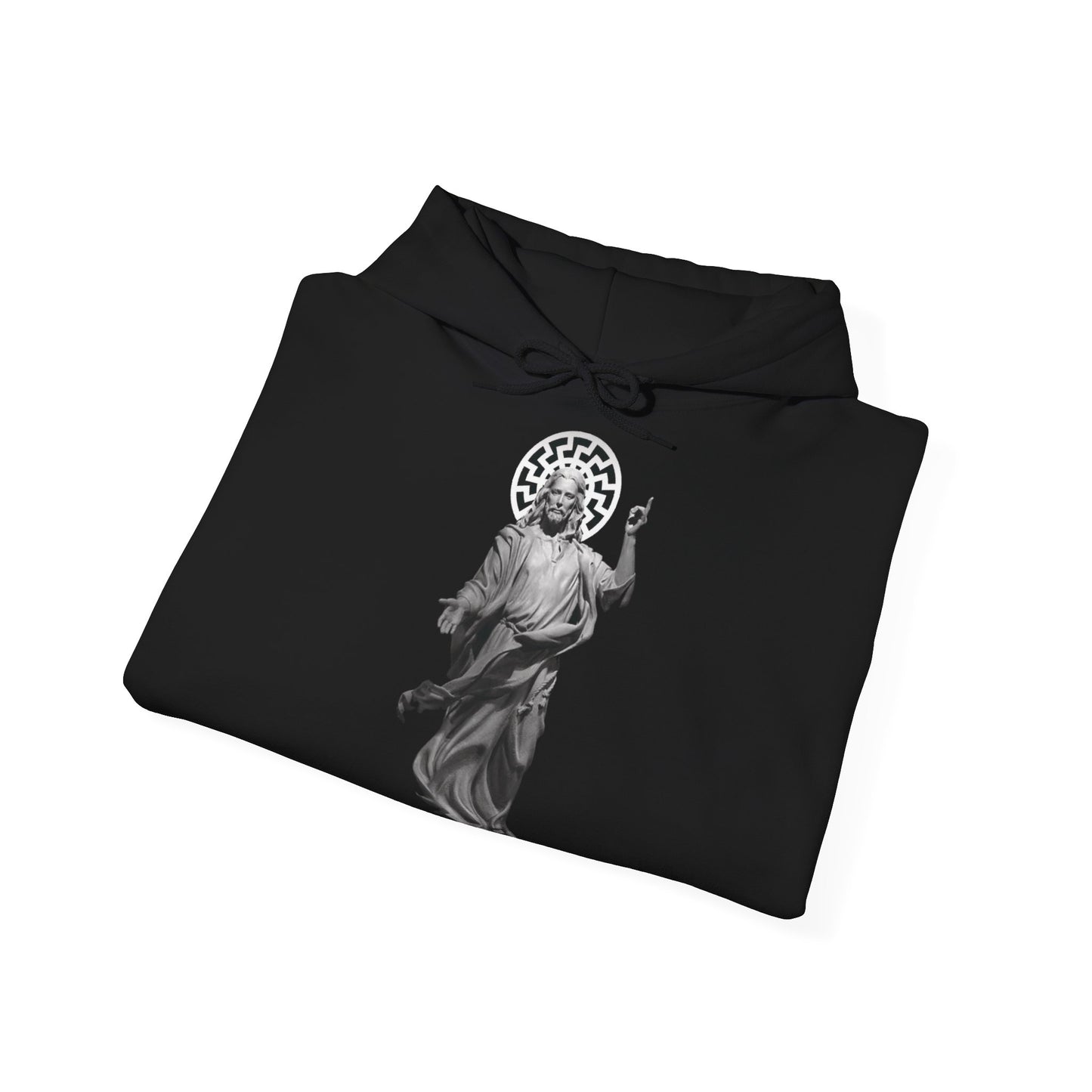Hoodie Jesus with black sun
