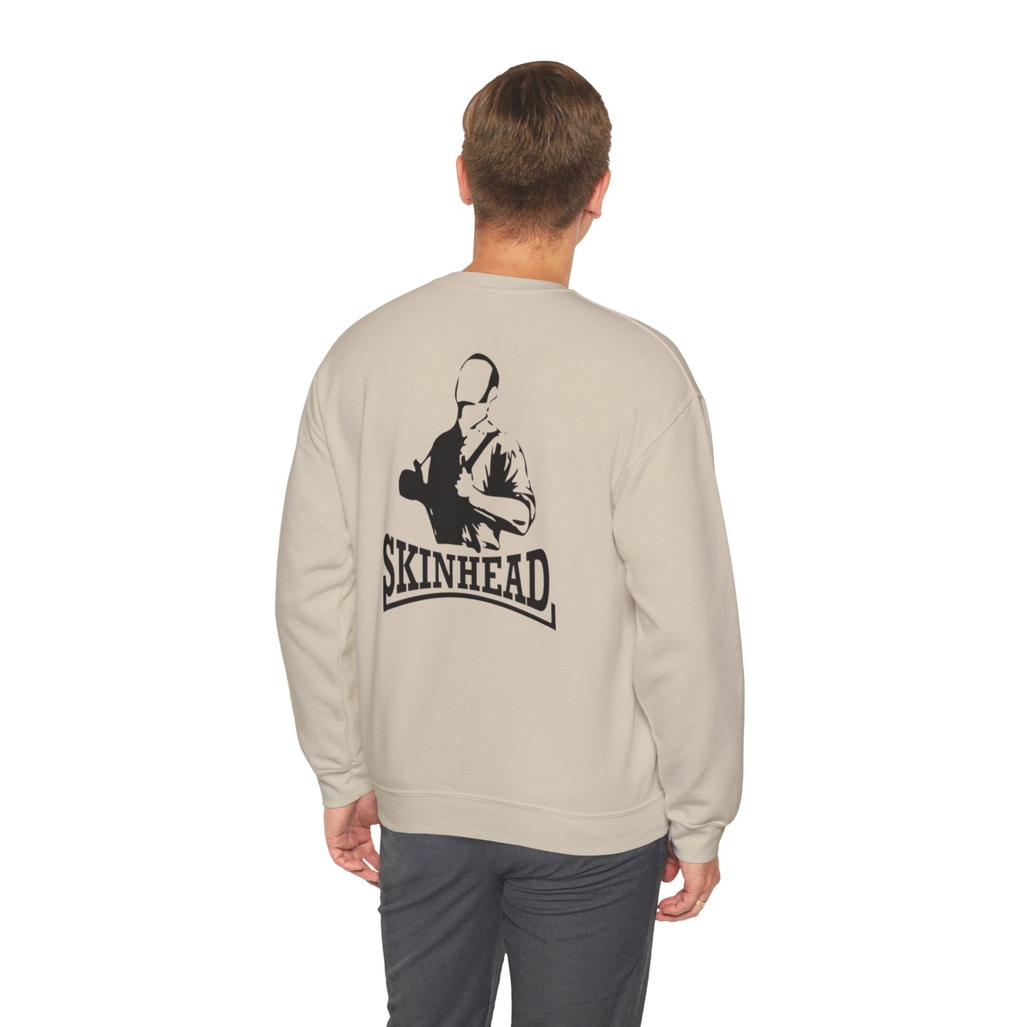 Sweatshirt skinhead (on back)
