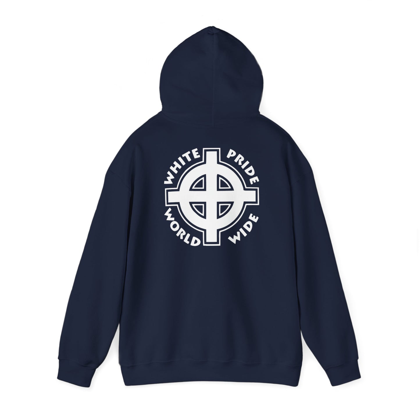 Hoodie White pride world wide (on back)