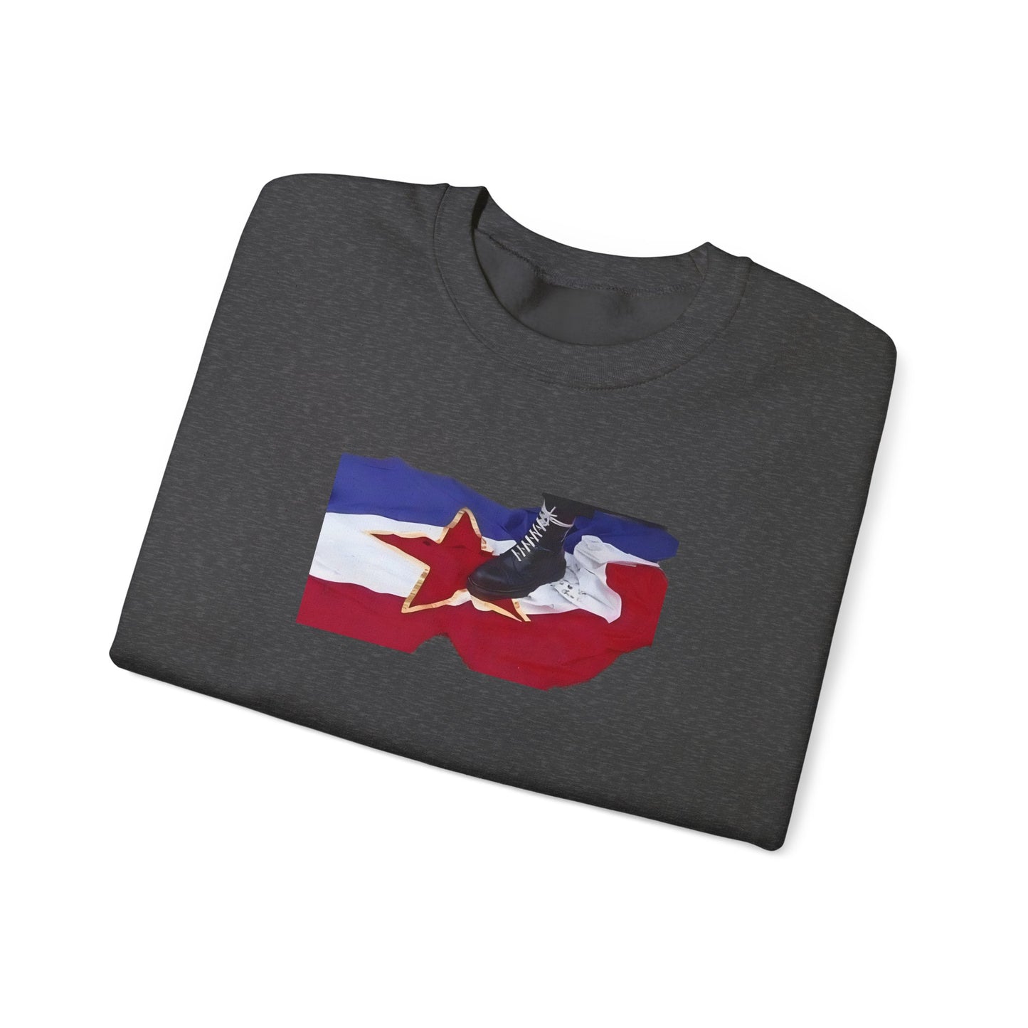 Sweatshirt skinhead on the Yugoslav flag (on back)