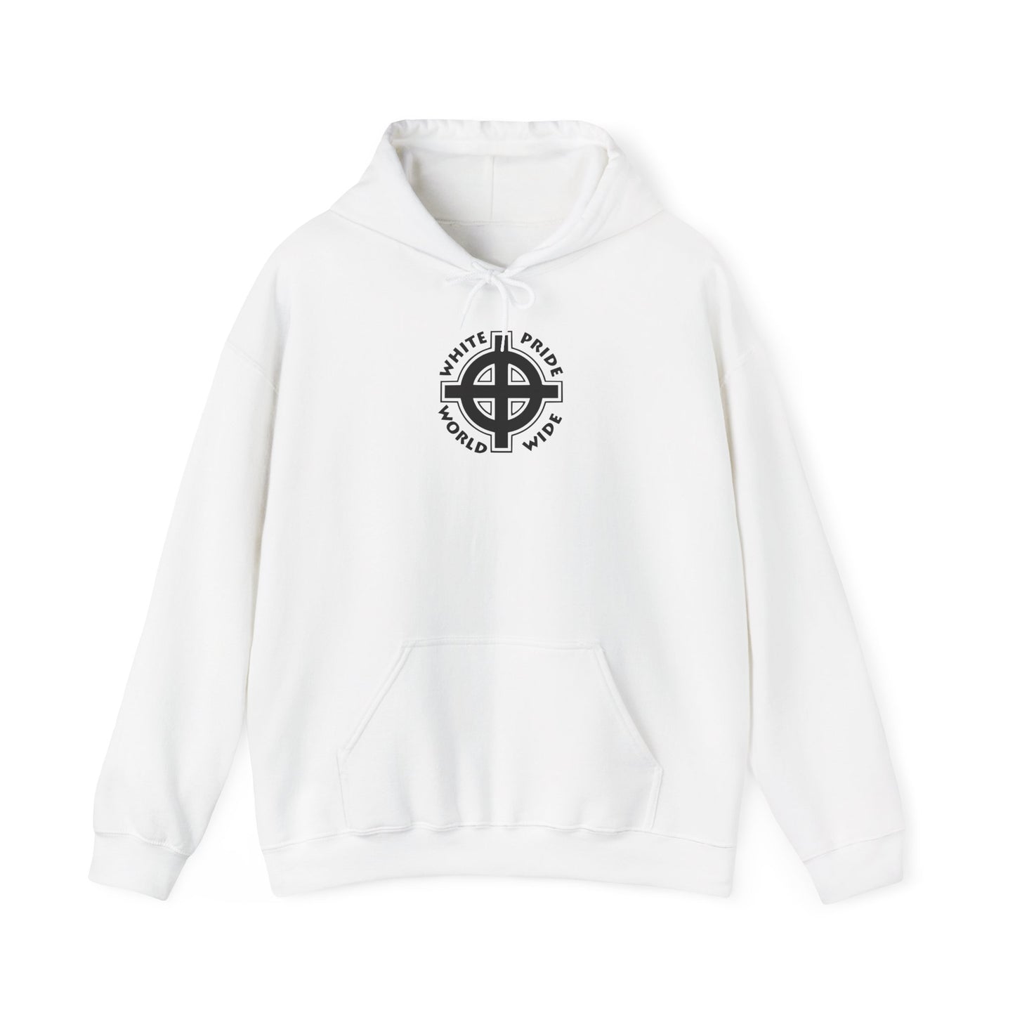 Hoodie White pride world wide (on back)