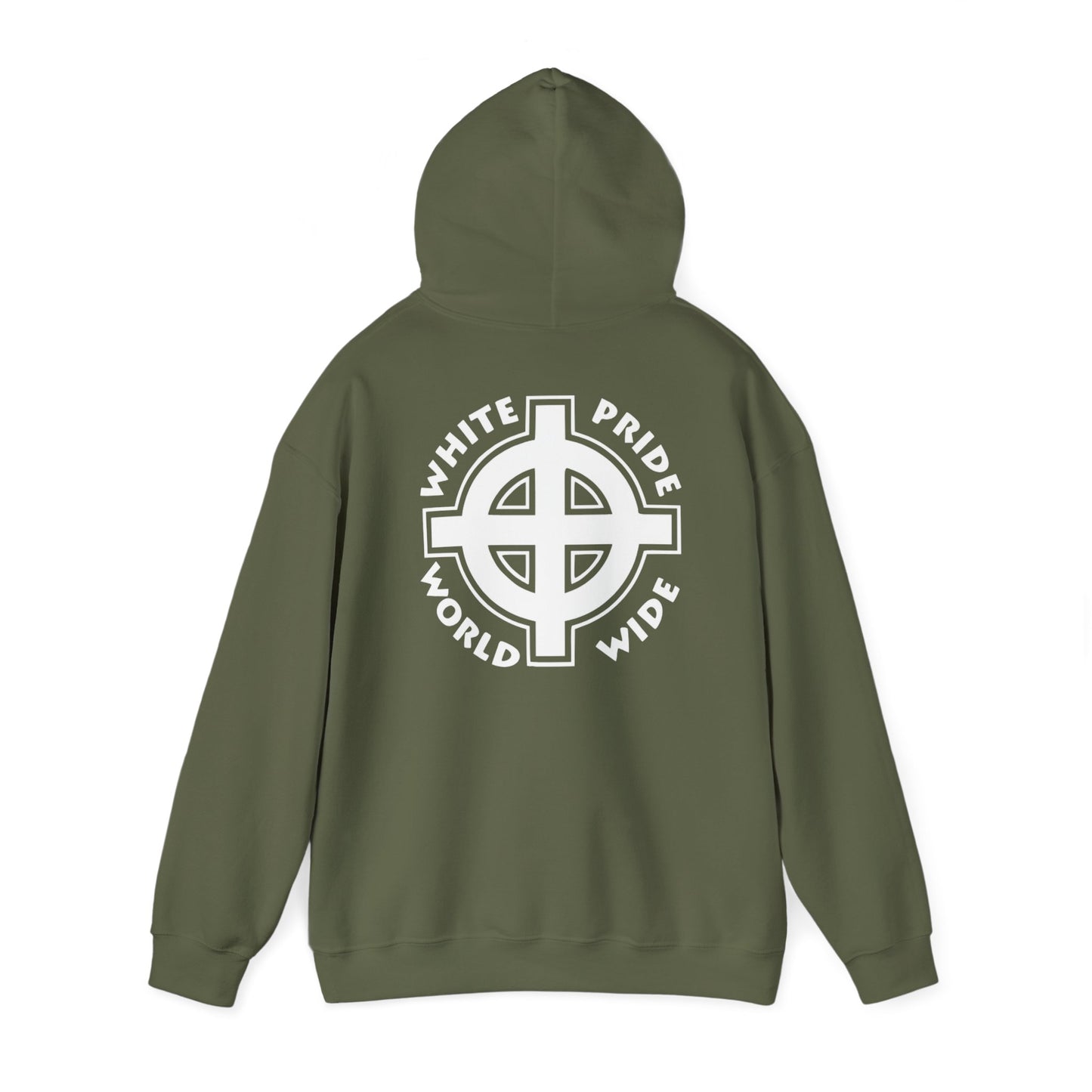 Hoodie White pride world wide (on back)