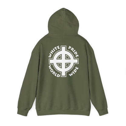 Hoodie White pride world wide (on back)
