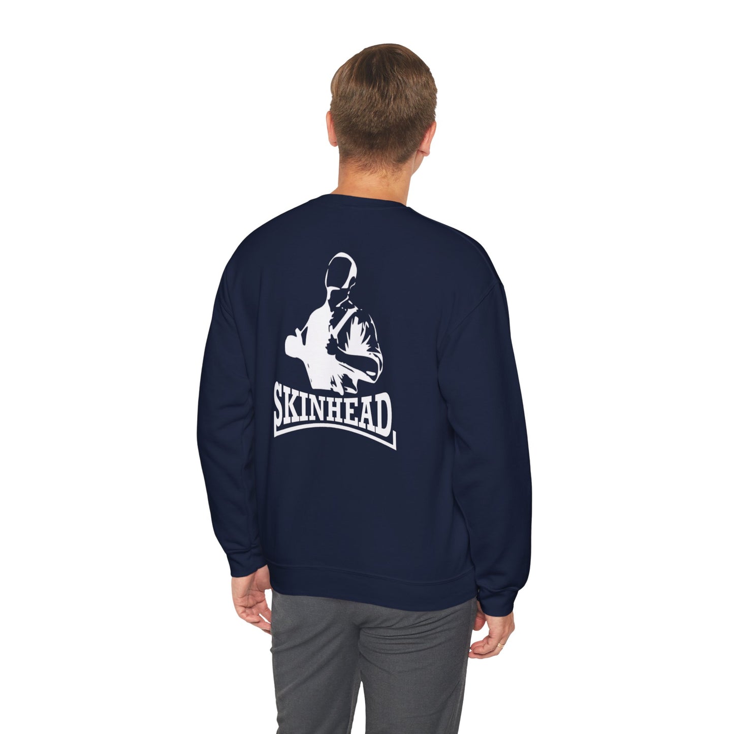 Sweatshirt skinhead (on back)
