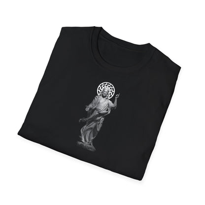 T-Shirt Jesus whit black sun