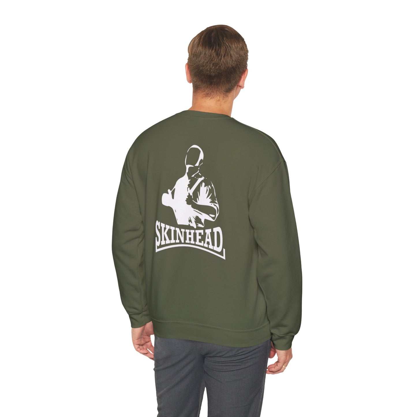 Sweatshirt skinhead (on back)